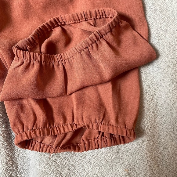 Daniel Rainn Smocked Mixed Media 3/4 Sleeve Blouse - Picture 6 of 6